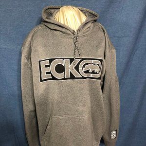 Ecko Unliminted Mens Gray Logo Hoodie